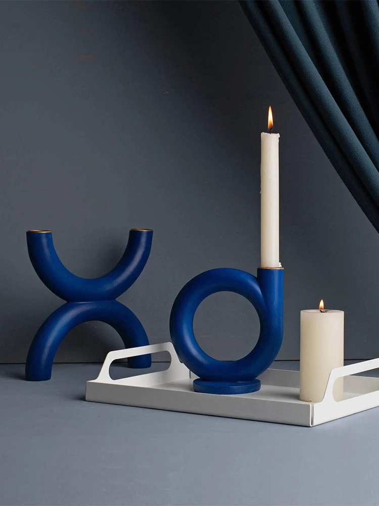 Southern Cross Nordic Creative Candlelight Dinner Props Candlestick Decoration Candle Holder Light Luxury Romantic Table Home | Дом и сад