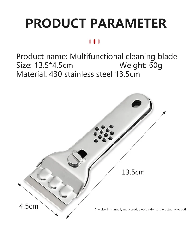 

Multifunctional cleaning scraper Kitchen tile decontamination scraper wall floor cleaning scraper Kitchen tools