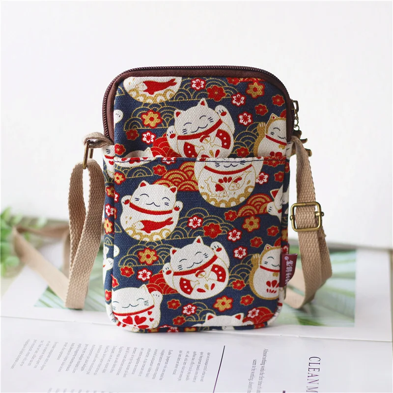 Холщовые сумки через плечо для женщин модный мультяшный Тоторо милая собачка