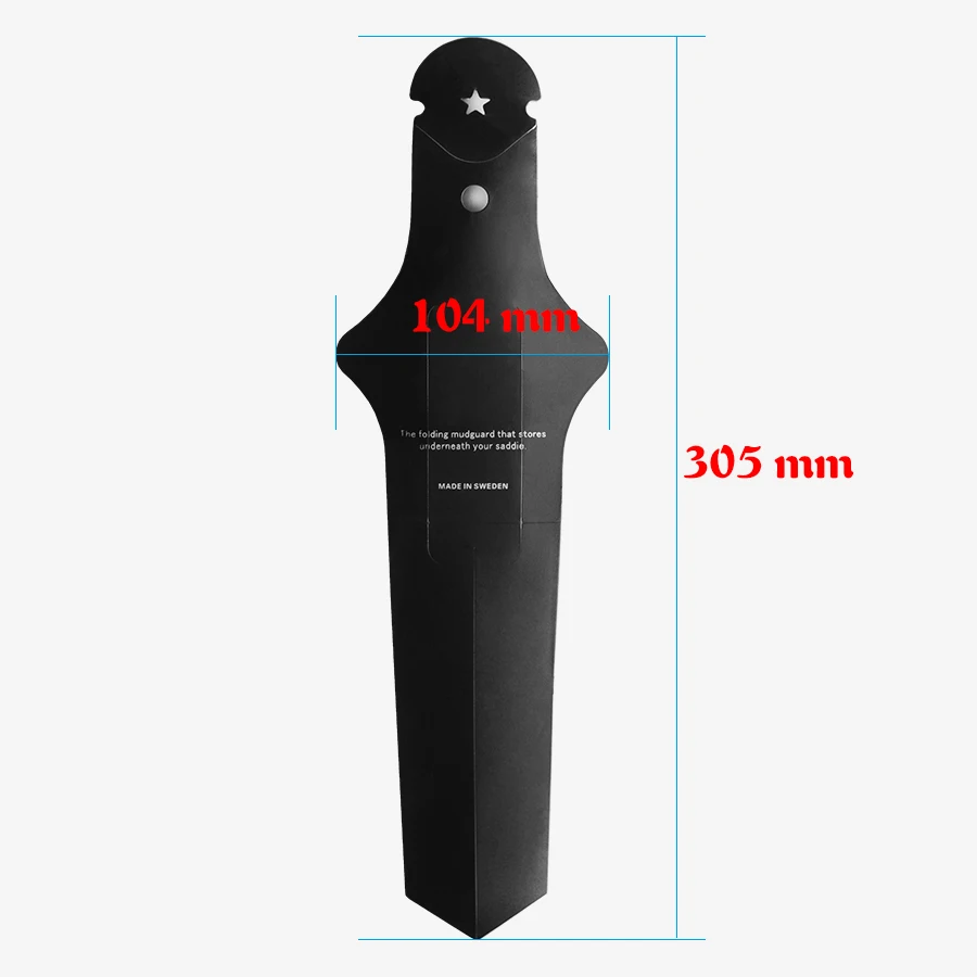 Брызговик на велосипедное седло защитное пластиковое заднее крыло для горного