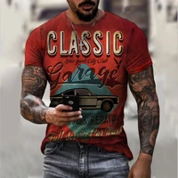 short sleeved oversized short sleeve personality fashion streetwear pattern t shirts for men summer 3d printing mens t shirt