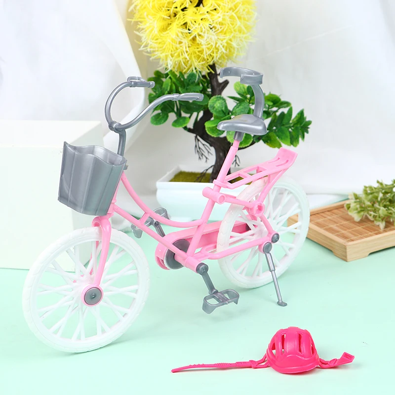

1/6, детский пластиковый мини-велосипед для кукольного домика, аксессуары для кукол