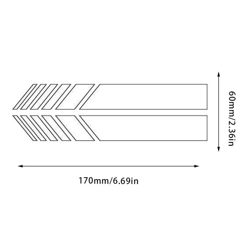 

2x Car Side Mirrior Vinyl Graphic Sticker Car Rear View Side Mirror Body Stripe Vinyl Sticker Decal DIY Car Body Decals