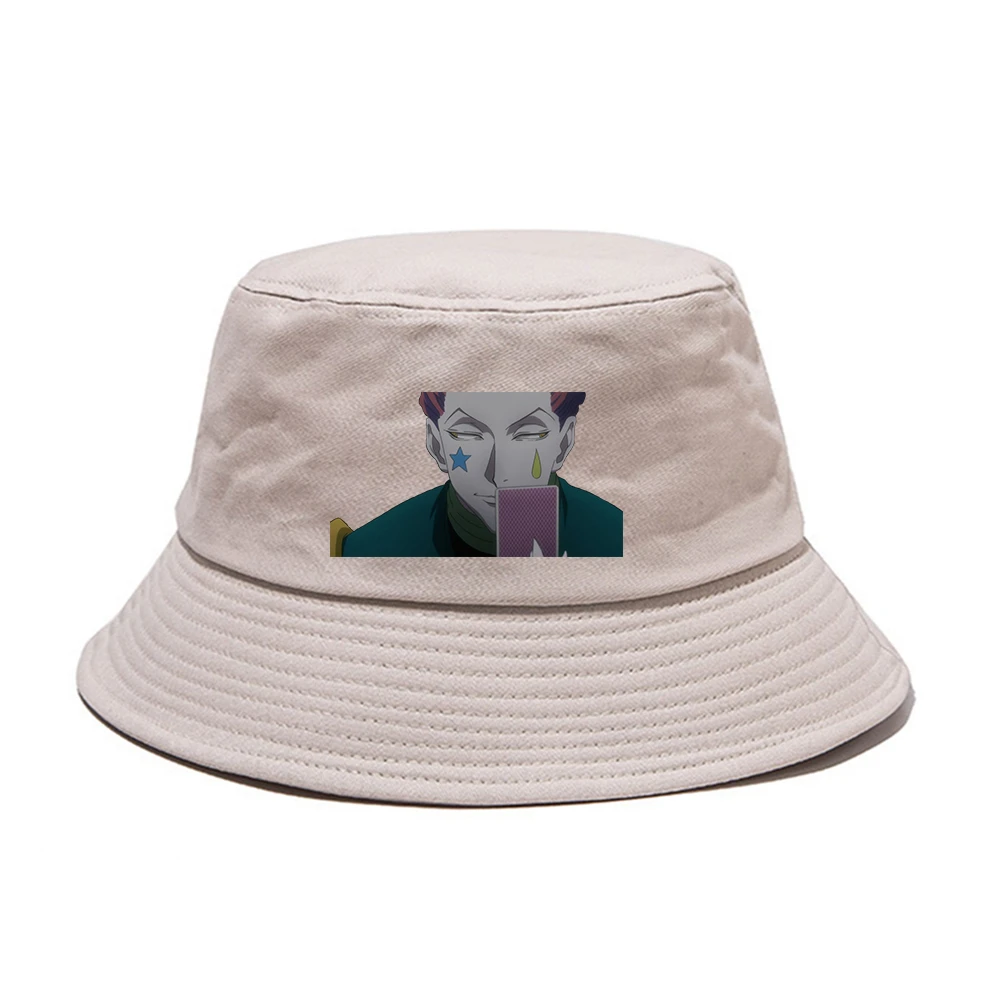 

Anime Hunter Hunter Fisherman Hat Boonie Hat Student Bucket Hat Outdoor Cap Casual Summer Sun Cap Beach Hat Hip Hop Cap
