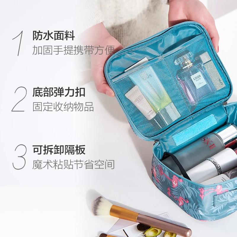 Large Storage Bag Reclosable Portable Slider Pink Ziplock Bags Travel Cosmetic Organizer Pockets Phone Charger Baggies OO50SN | Дом и сад