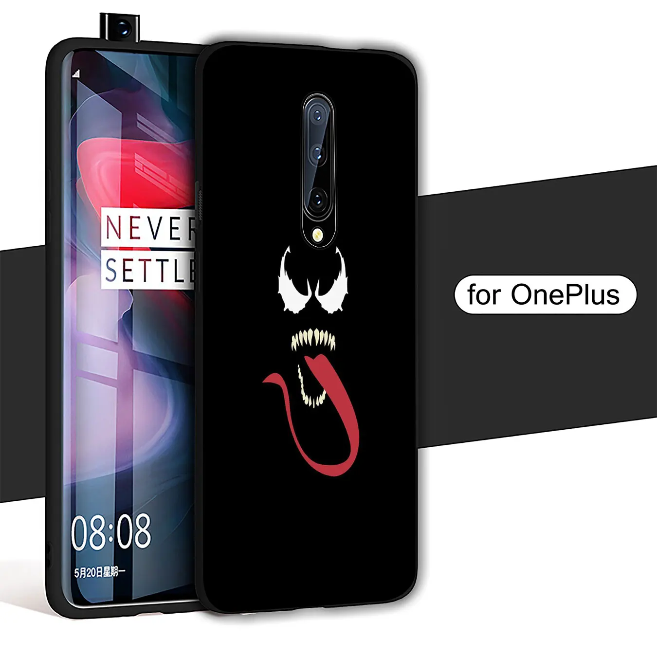 IYICAO чудо-яд Мягкий силиконовый чехол для телефона Oneplus 7 Pro 6 6T 5 5T TPU черный One Plus |