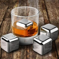 reusable stainless steel ice cubes coolers ice wine stone quick frozen chilling stones for whiskey winered wine longer coling