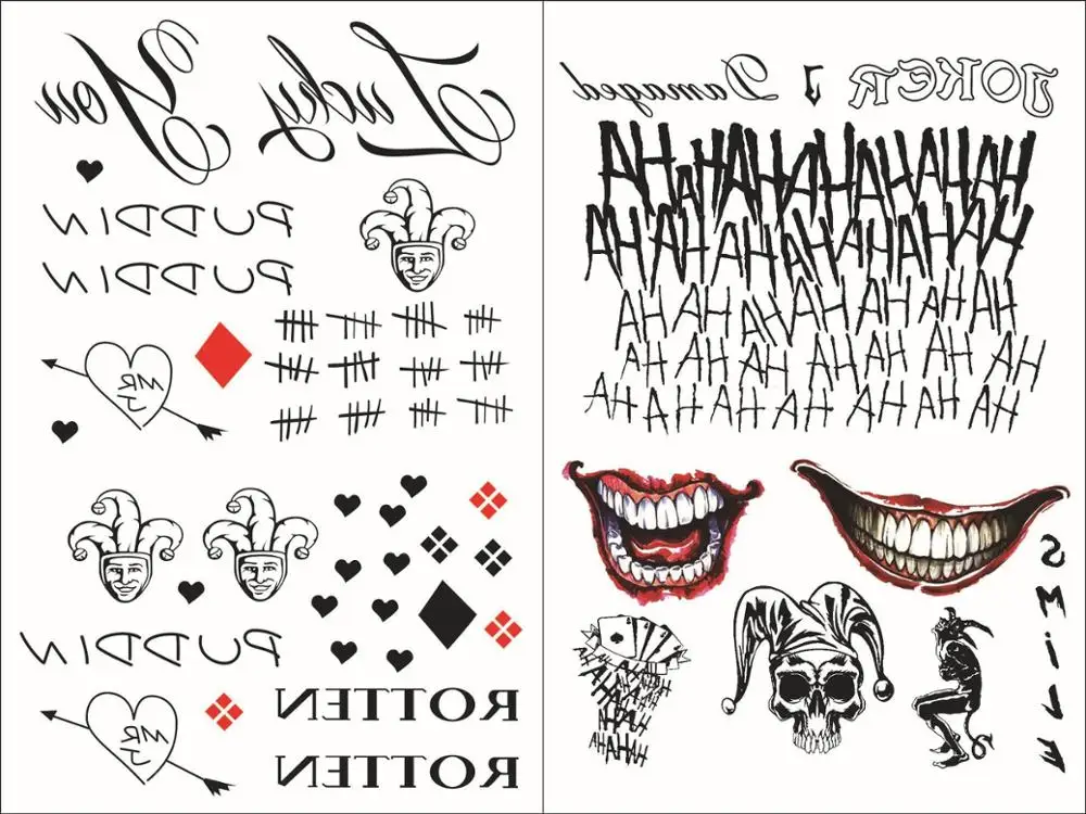 Водостойкая Временная тату наклейка на всю руку большой череп наклейки в старую