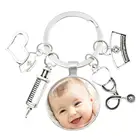 Брелок-кольцо для ключей от врача, медсестры, медицинского шприца