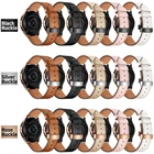 Кожаный ремешок для Garmin Vivoactive 4 3, браслет с металлической пряжкой для Vivomove HRCAME SqForerunner 645 245