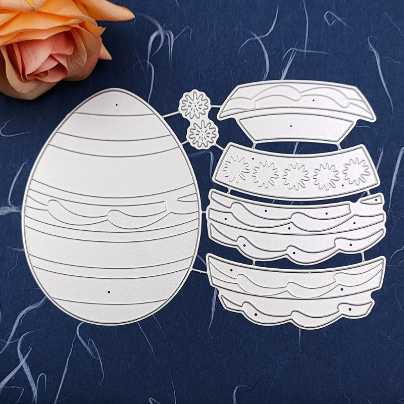 

Easter Eggs Metal Cutting Dies Stencil Scrapbooking DIY Album Stamp Paper Card