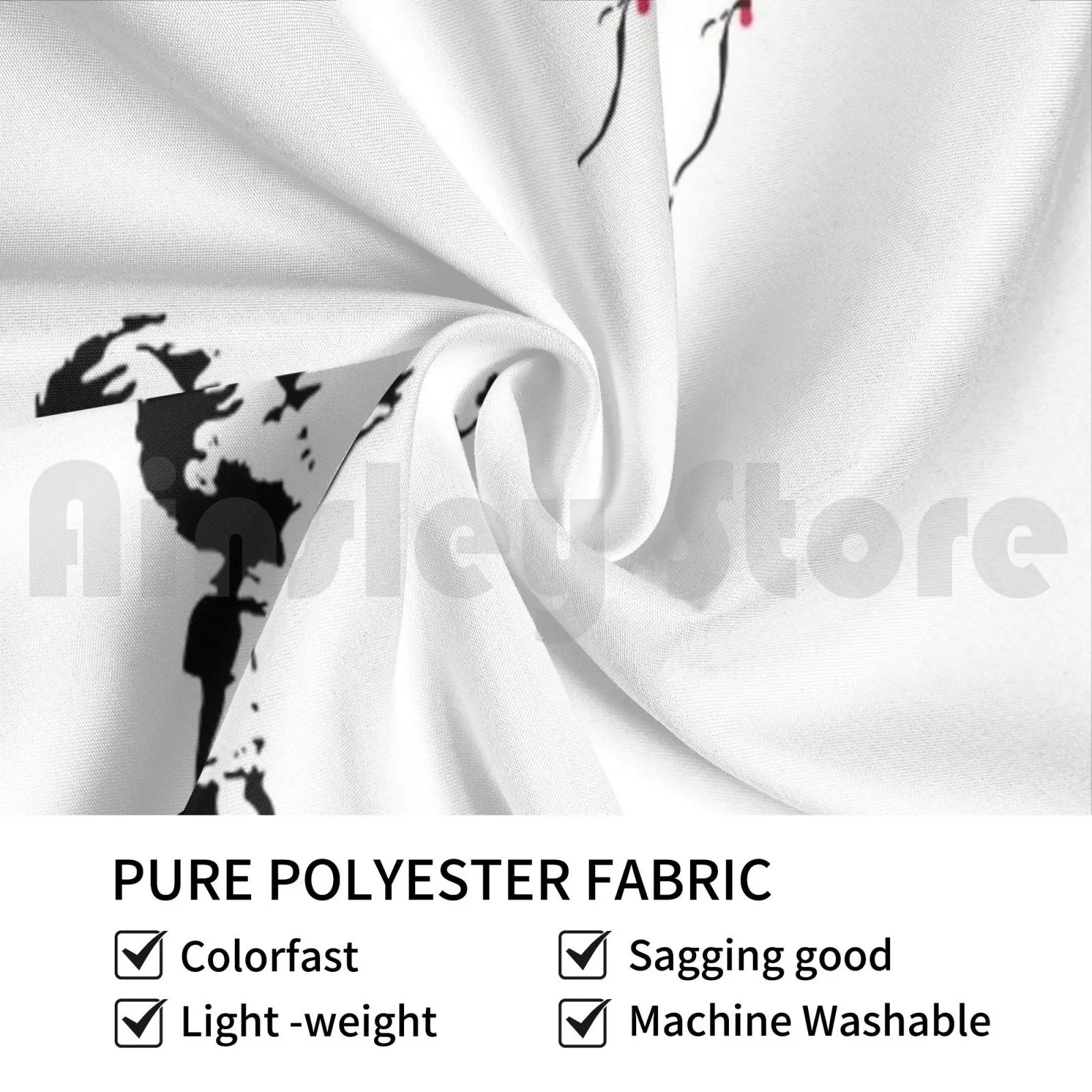 Гобелен Бэнкси девушка с воздушным шаром измельченный художественный трафарет