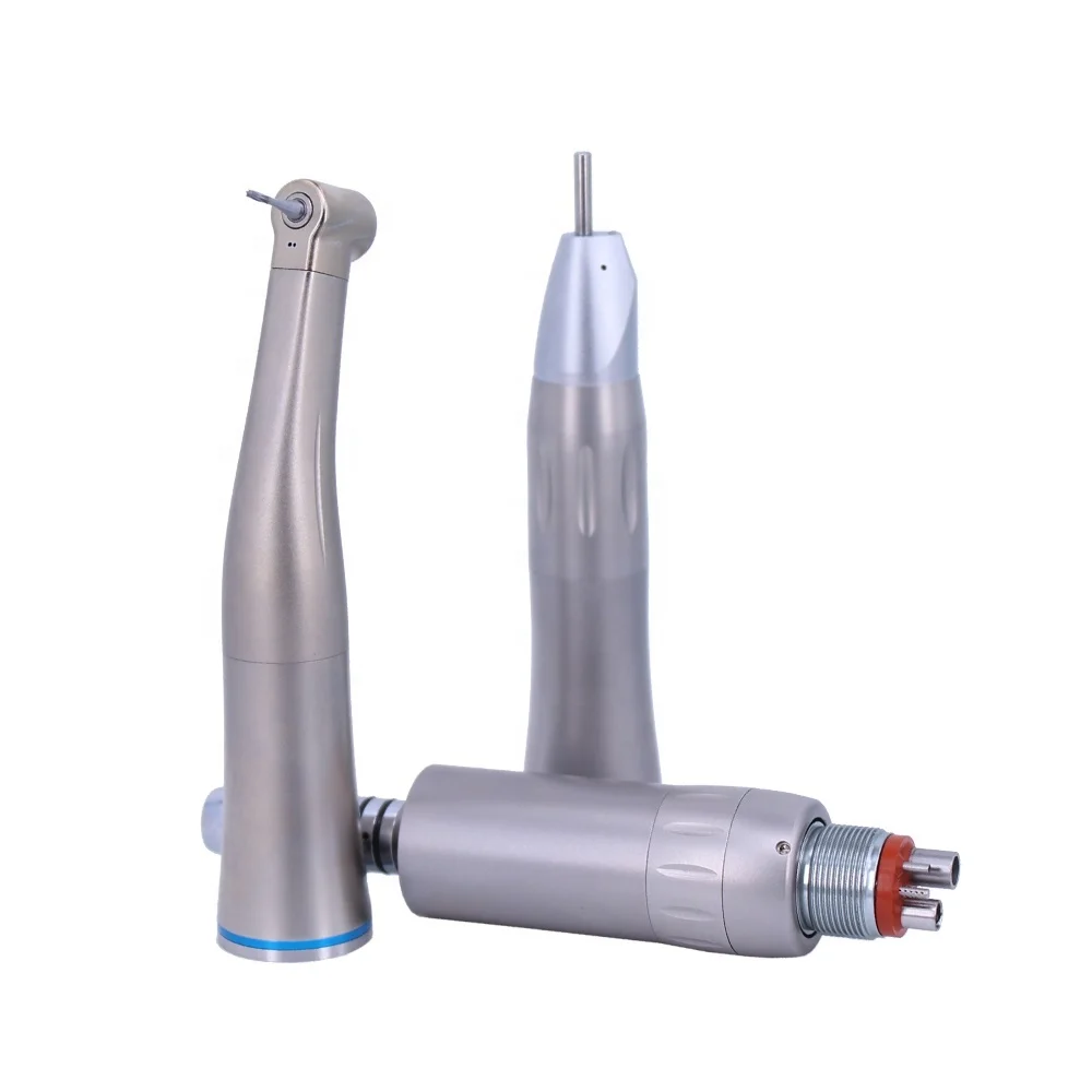 

Charming slow speed handpiece kit internal spray / contra angle handpiece 1:1surgical straight handpiece air motor