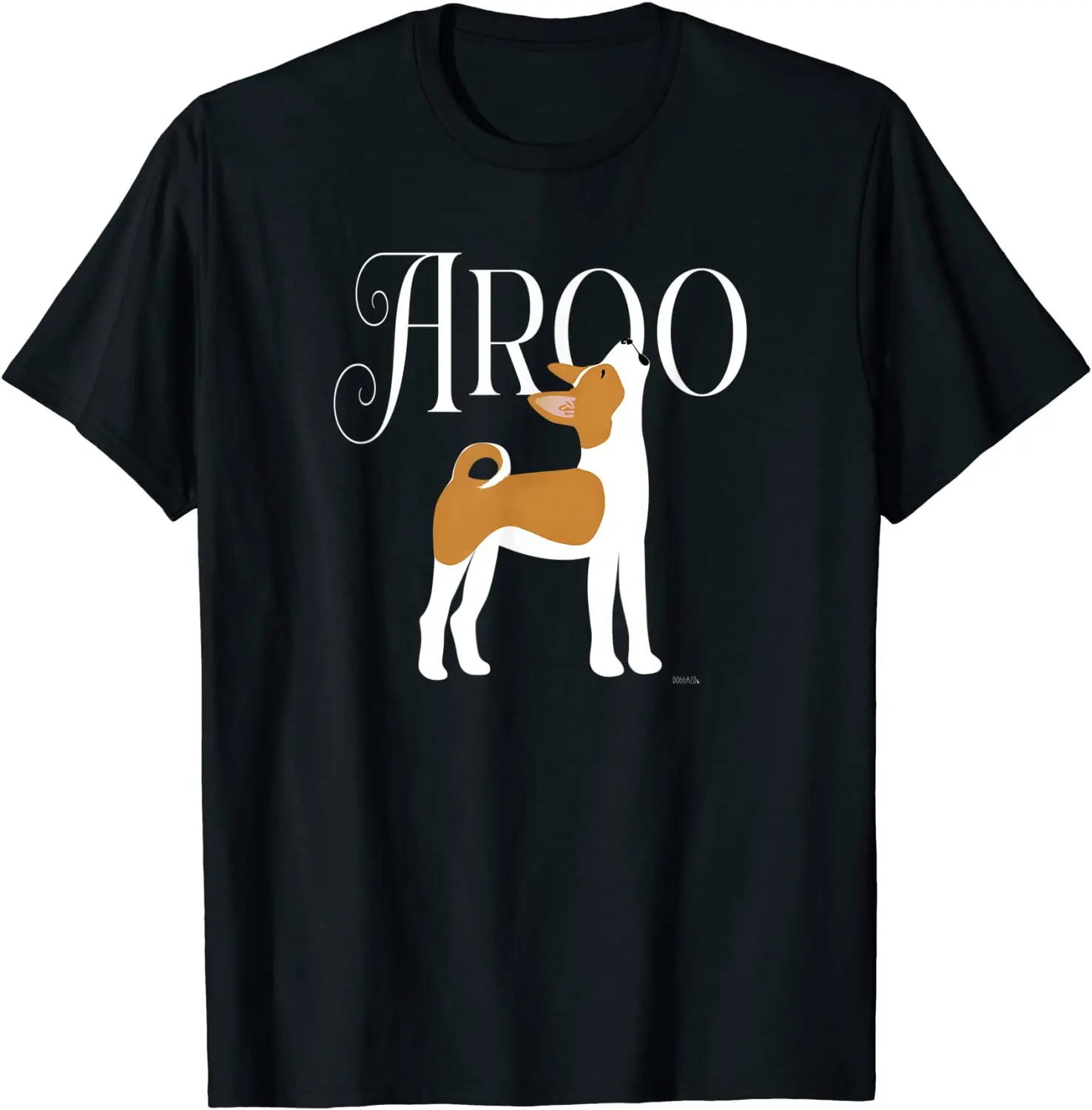 

Howling Basenji Puppy AROO A Sound of Singing Happy Pack Dog T-Shirt