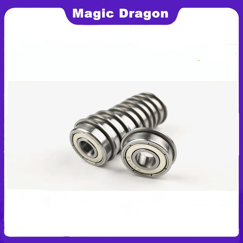 5/10PCS F608ZZ F608 ZZ With Flange Miniature Deep Groove Ball Bearing F8x22x7mm F608-2Z CNC milling machine pulleys - купить по