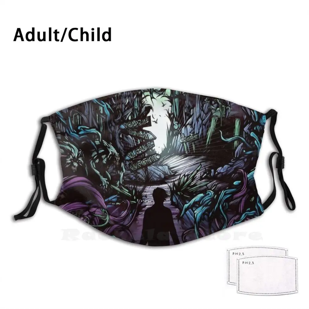 

A Day To Remember Homesick Album Cover Adtr Tapestry/ Face Mask/ Sticker Funny Print Reusable Pm2.397 Filter Face Mask Adtr A
