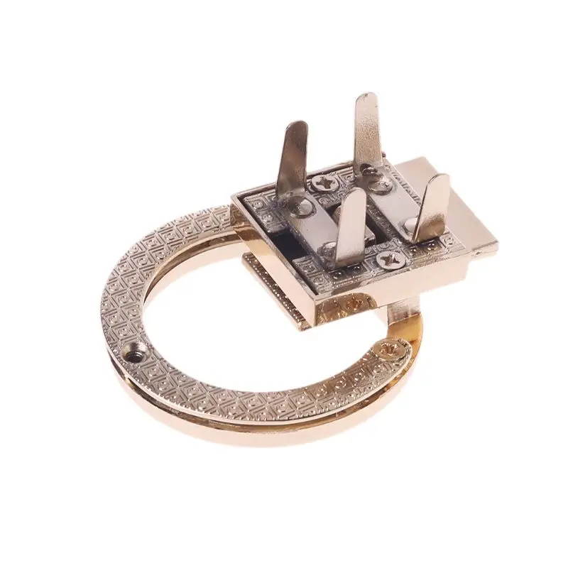 

Round Shape Metal Clasp Turn Lock Twist Lock Hardware For DIY Handbag Bag Purse