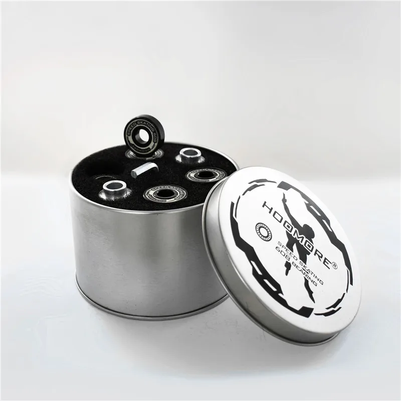 HOOMORE ABEC-9 Промасленный ILQ-11 ABEC9 хромированная сталь 608 роликовый подшипник для катания на коньках SEBA High HV Powerslide speed Track Racing Quiet 608rs подшипники - Цвет: HOOMORE ABEC-9