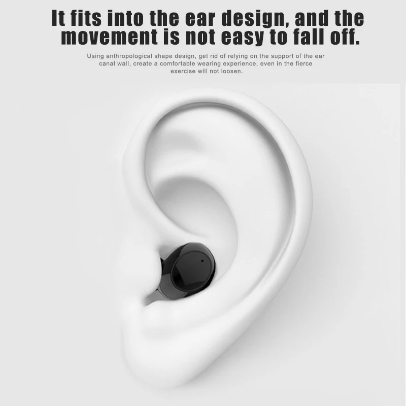 Мини легкий беспроводной коммуникационный наушник с поддержкой беспроводных