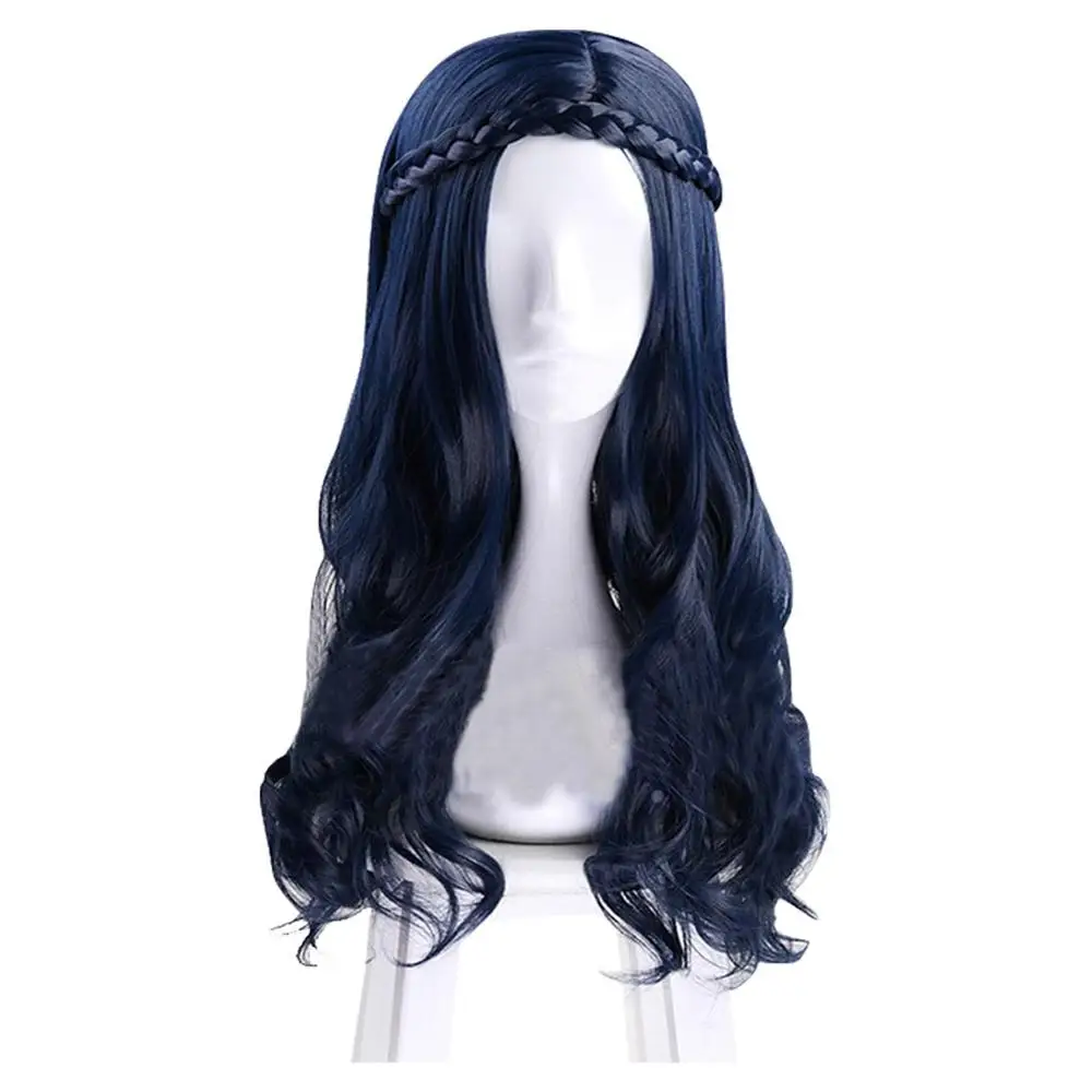 Длинный волнистый парик для косплея костюм женщин термостойкие синтетические