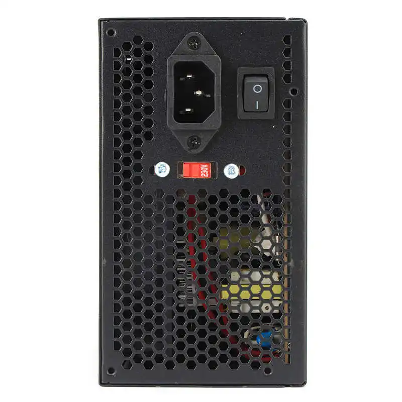 800 Вт тихий вентилятор 120 мм ATX 12 В 4pin блок питания для ПК модульный SLI с подсветкой