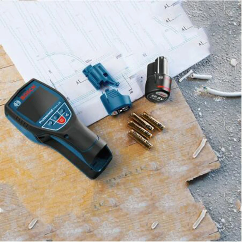 Официальный Bosch D-tect120 детектор Профессиональный de pared y suelo manguera madera кабель Metal |