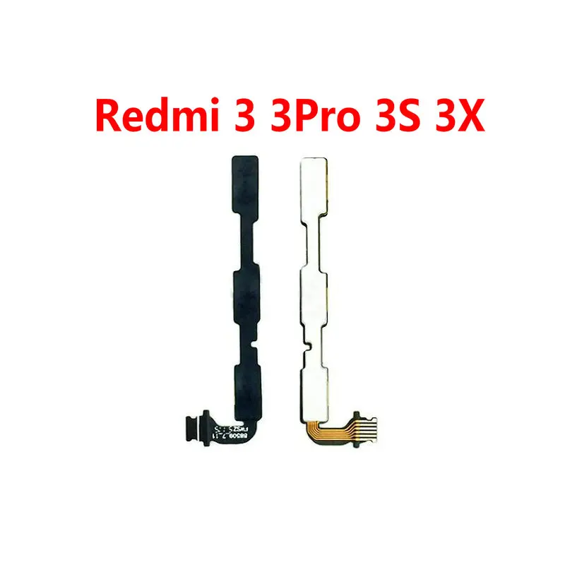 Шлейф с кнопками включения и регулировки громкости для Xiaomi Redmi 3 3X 3S 4A 5 Plus Note 2 4 5A Pro