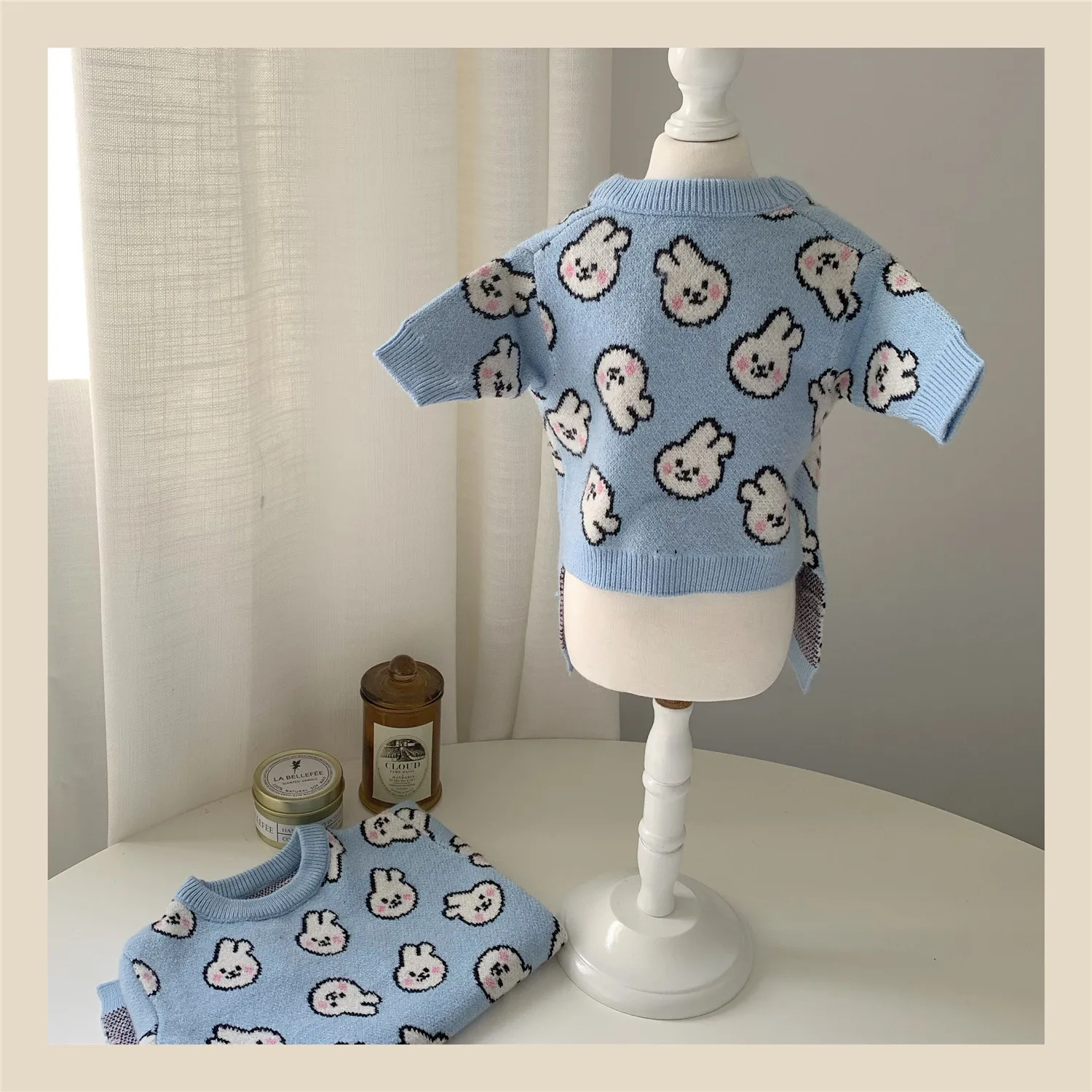 

Pet Sweater Cat Clothes Teddy Bichon Schnauzer Clothes Rabbit Cartoon Cute Pet Sweater 2021 New Christmas Clothes for Dogs