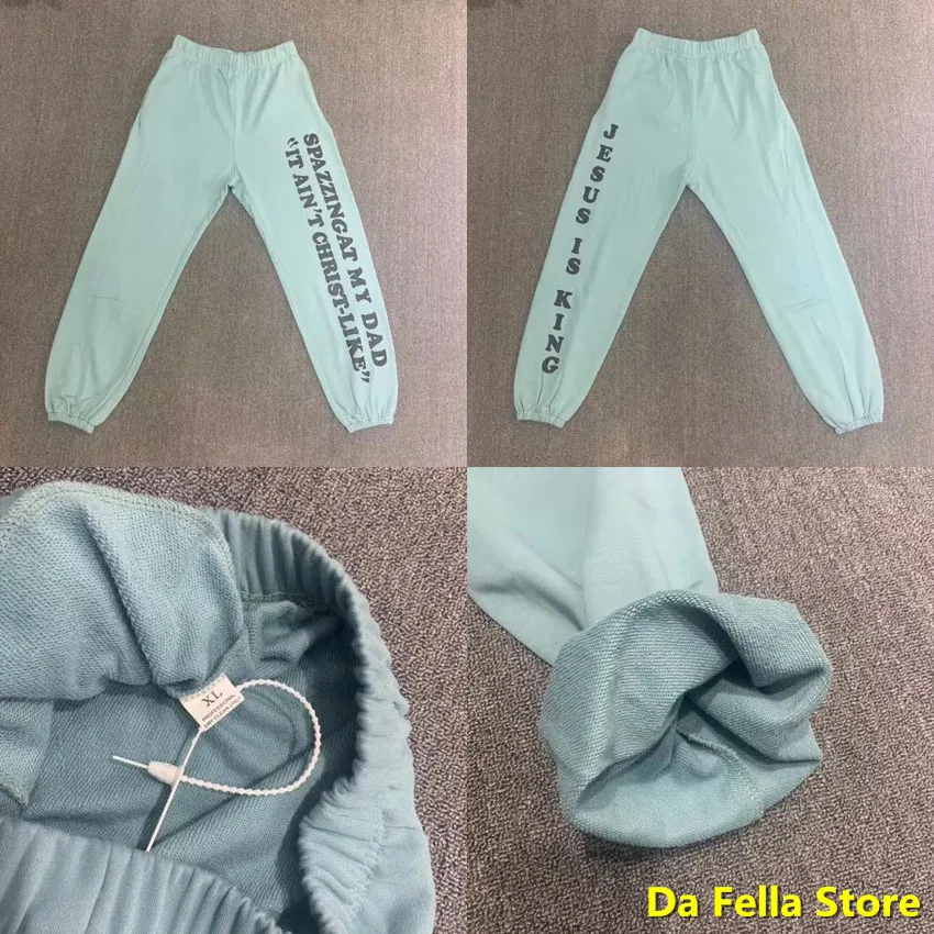 Штаны с надписью Иисус-король штаны Мой отец | Мужская одежда