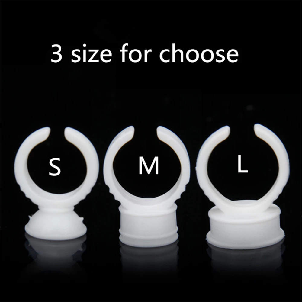 Одноразовые кольца с чернилами для татуажа 100 шт. чашки S/M/L пигментный держатель