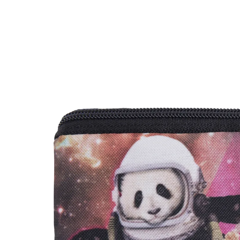 

Chinese Style Panda and Cat Print Mini Coin Purse Wallet for Women Summer Harajuku Street Style Vintage Fashionable Bolso Mujer