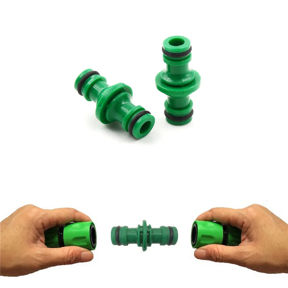 Conector de manguera de agua, 5 piezas, 1/2, conectores r&aacute;pidos, grifo de jard&iacute;n, herramienta de uni&oacute;n, feliz-0