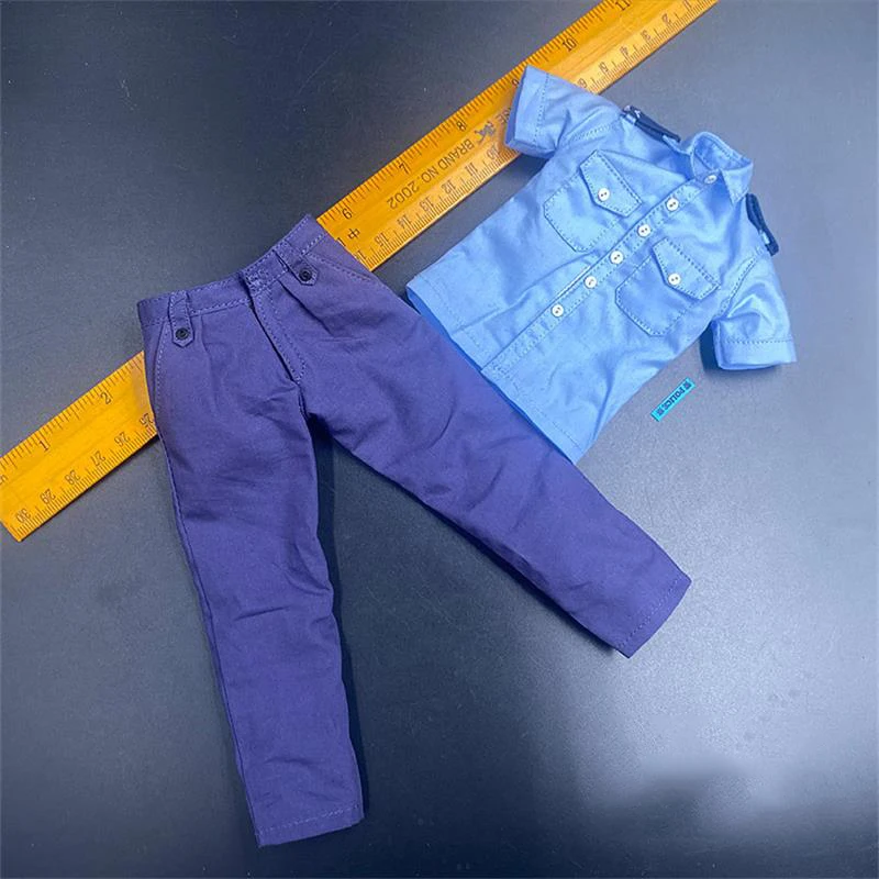 

Scale 1/6th Model SS115 Hongkong Police Uniform Suit Can Be Suit 12inch Doll Soldier Collection