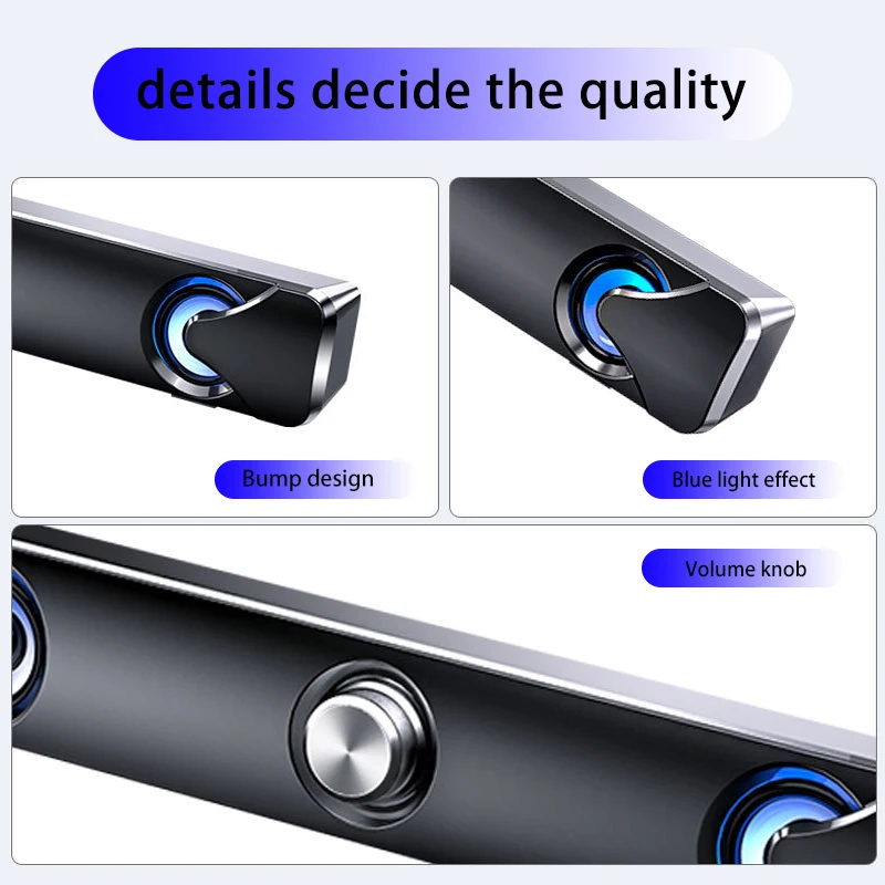 Светодиодный ная Bluetooth-Колонка для домашнего кинотеатра Саундбар телевизора