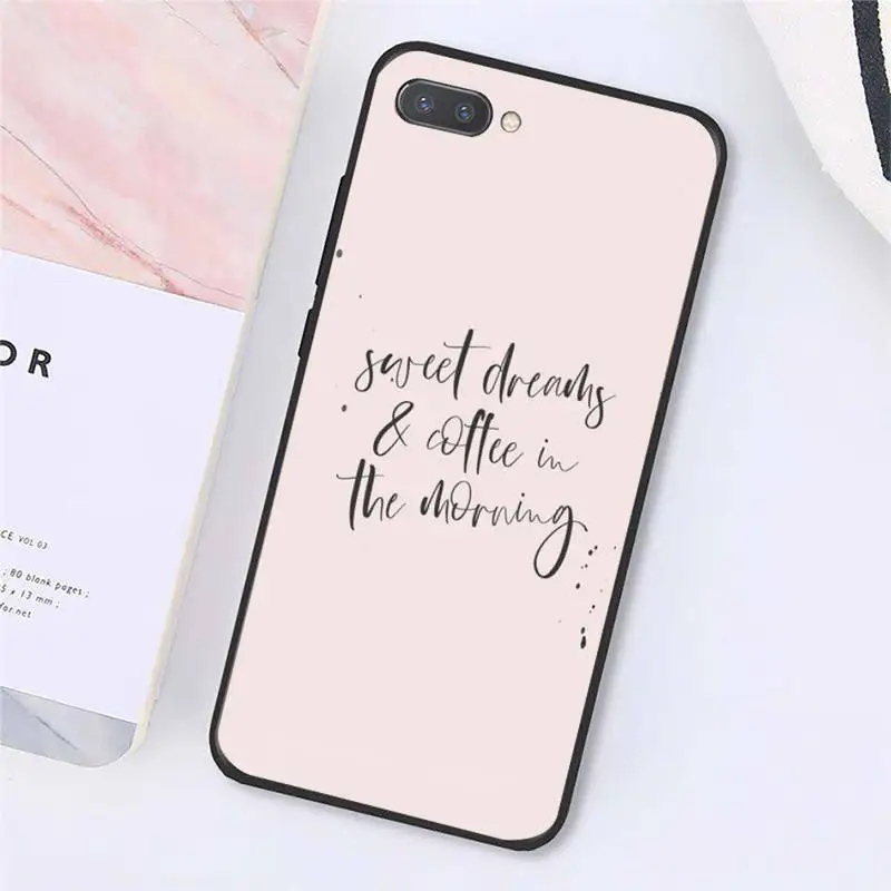 

YNDFCNB maxim motivating text Phone Case For Huawei Honor 7A 7C ru 5.7 8 8x 9 10 20lite 10i 20i Honor Play 6.3