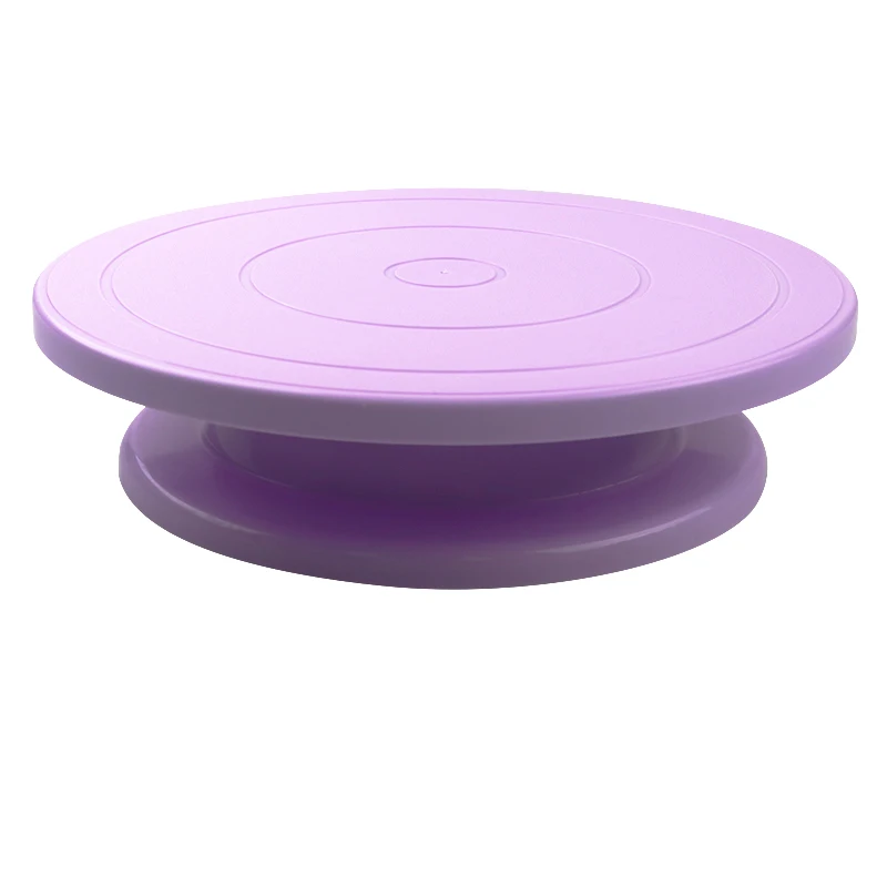 

Plastic Cake Plate Turntable Rotating Anti-skid Round Cake Stand Cake Decorating Rotary Table Kitchen DIY Pan Baking Tool