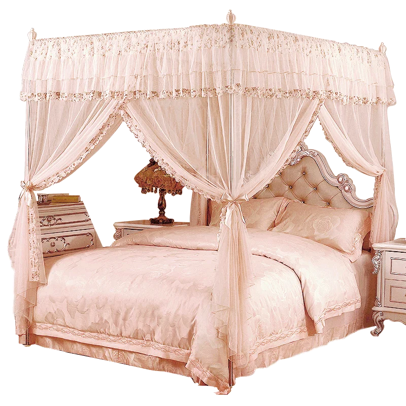 2021 летние утолщенные противомоскитная сетка на кровать 1 8 м кровати принцессы 2