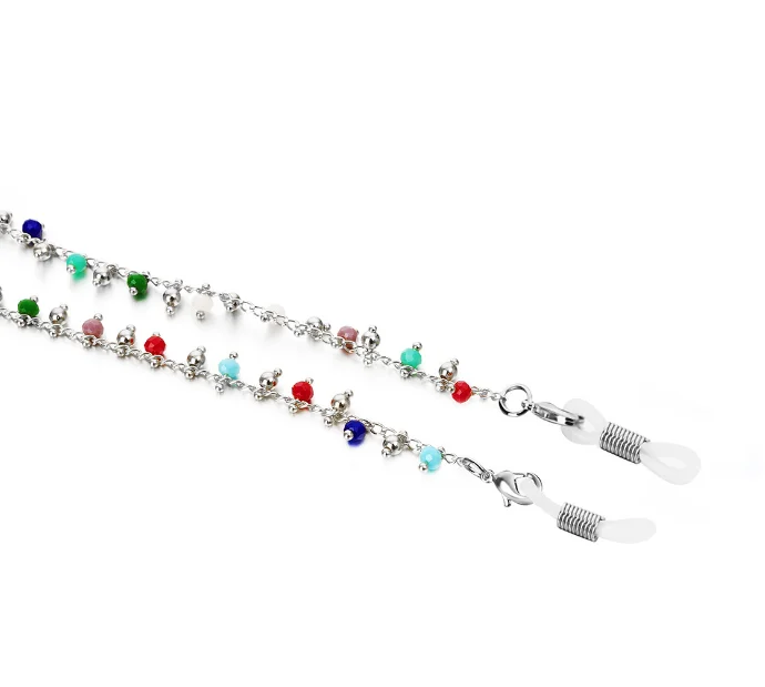 Цепочка для очков девочек модные цепочки силиконовые очки ремешок