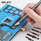 RELIFE RL-101B 8 в 1 Материнская плата BGA IC ремонт Ножи набор лезвий для удаления клея со вставками из тонкого лезвия мобильный телефон Ремонт набор инструментов