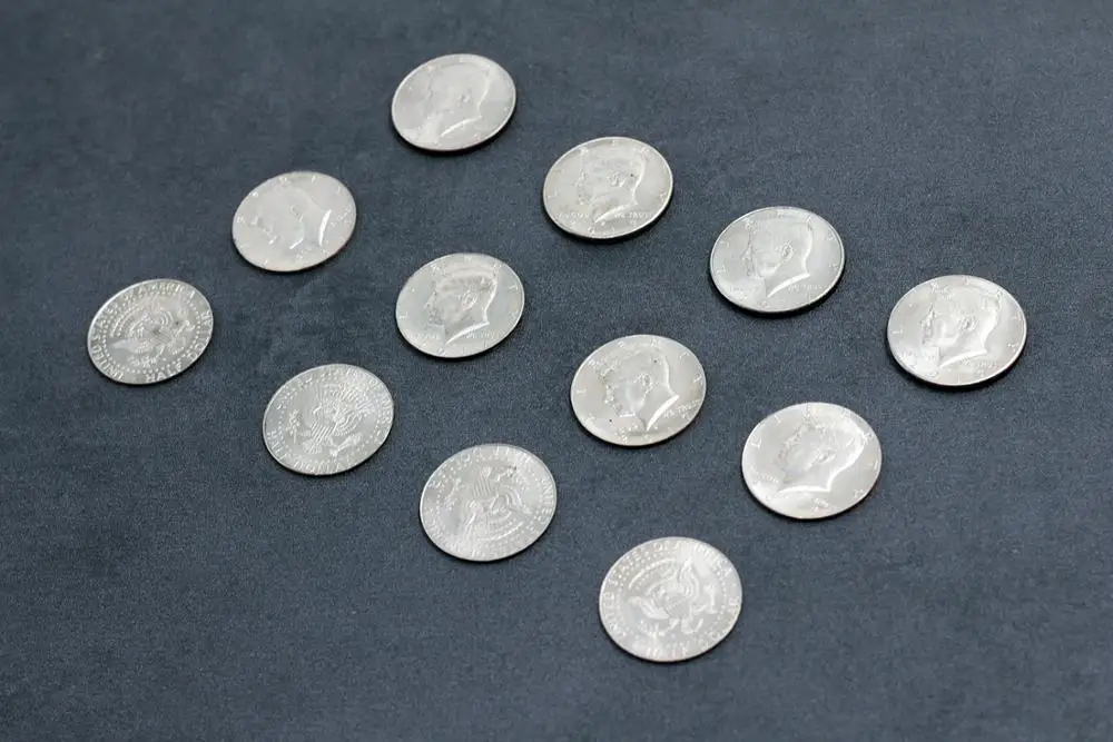 Монета бомбардировщик магия (половина доллара монета версия)