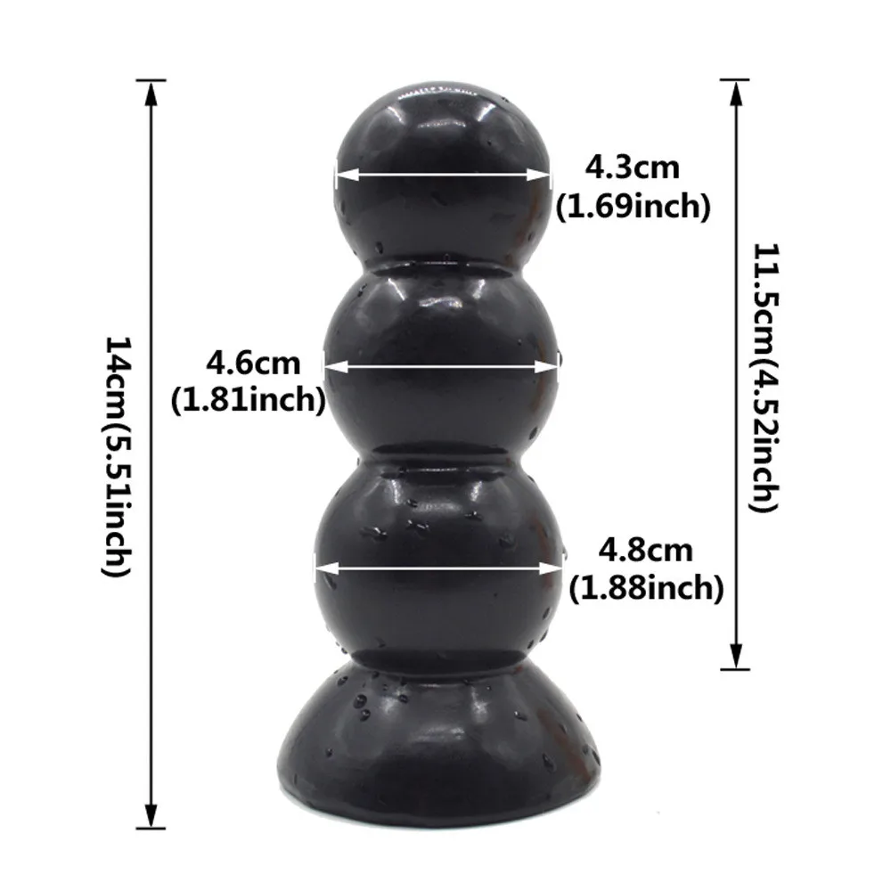 Большой анальный фаллоимитатор Анальная пробка простата искусственная