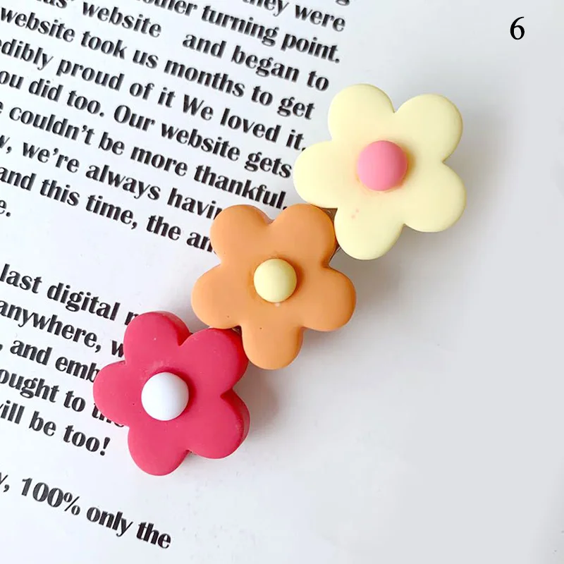 Фото Булавки для волос Ins Women Girls Cute Colorful Flower Barrettes (Прекрасные яркие цветочные заколки женщин и девочек) Головные повязки Hairpins Accessories (аксессуары - зажимы) девочек Булавки для волос Ins Women Girls Cute Colorful Flower Barrettes (Прекрасные яркие цветочные заколки женщин и девочек) Головные повязки Hairpins Accessories (аксессуары - зажимы) девочек