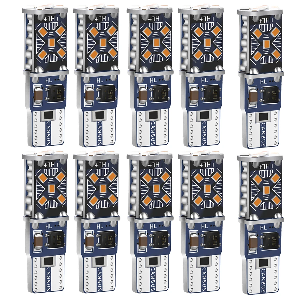 10x T10 LED W5W Canbus 194 168 Error Free LED Clearance Parking Light for BMW Audi Volvo Toyota Subaru Peugeot Nissan Kia Lada