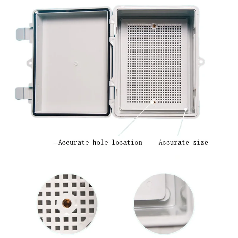 Buckle type waterproof junction box special accessories grid installation bottom plate ABS plastic porous | Обустройство дома
