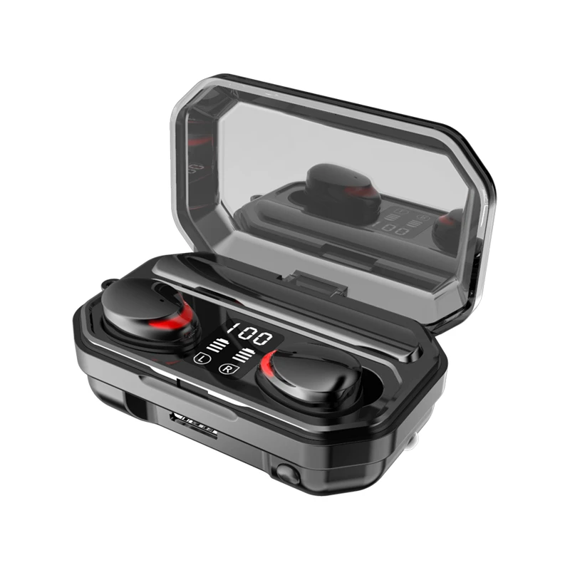 Новые наушники Bluetooth 5 1 TWS беспроводные с микрофоном светодиодный дисплей игровые
