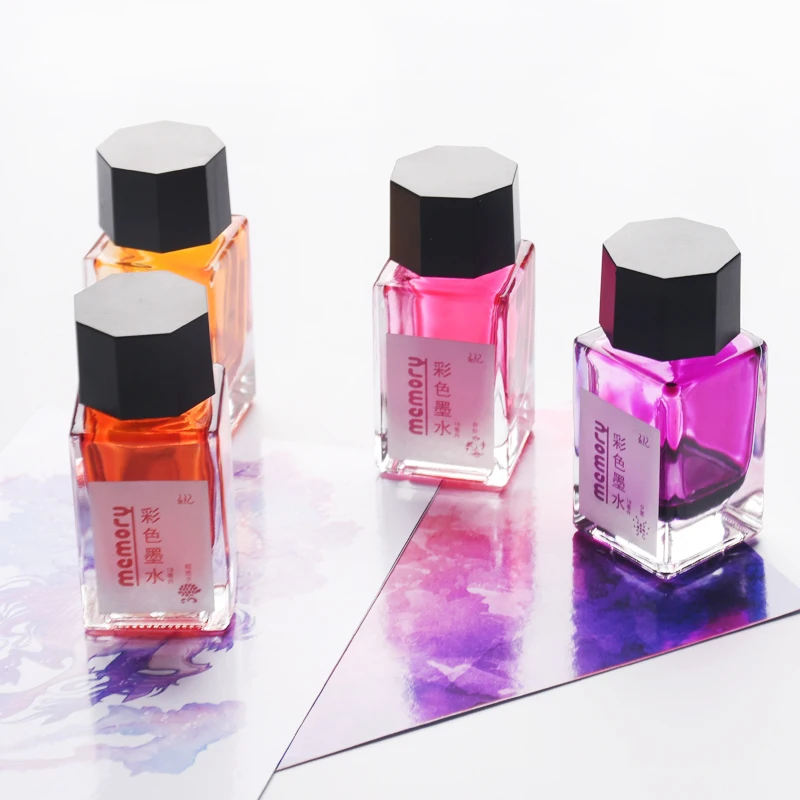 Портативная перьевая ручка 18 мл чернила неуглеродного цвета для окунания