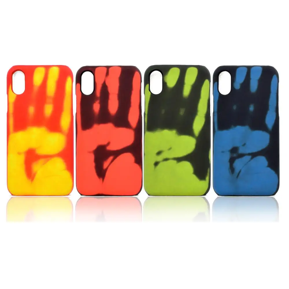 

Thermal Heat Induction phone Case For iphone XS MAX 6 6S 7 8 Plus 5 5S SE Thermal Sensor Case For iphone 11 pro max Cover Shell
