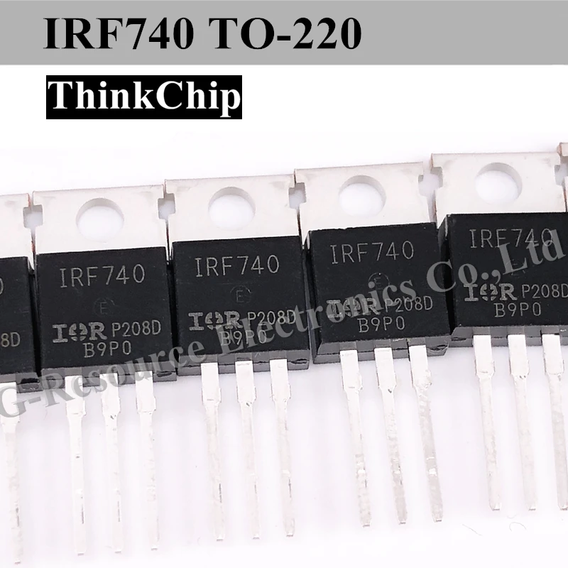 (10 шт.) IRF740PBF IRF740 TO-220 10A 400V радиатор N-канальный тип мощности MOSFET
