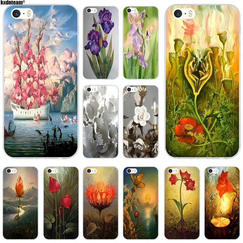 Мягкий Силиконовый ТПУ прозрачный флип-чехол чехол для iPhone 4 мобильный телефон 5 4S