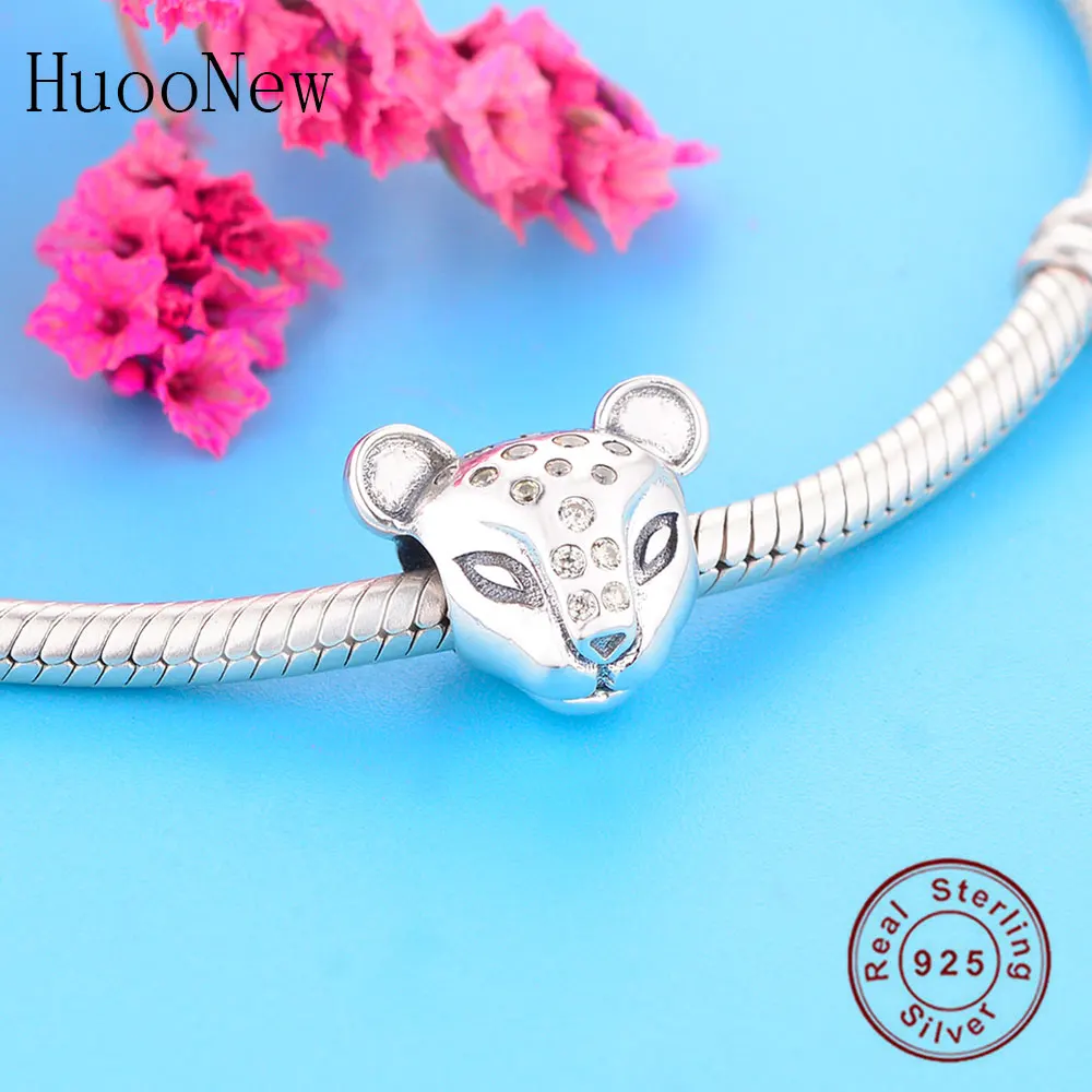 Подходящий оригинальный фирменный браслет-Шарм Pulsera 925 пробы Серебряное животное